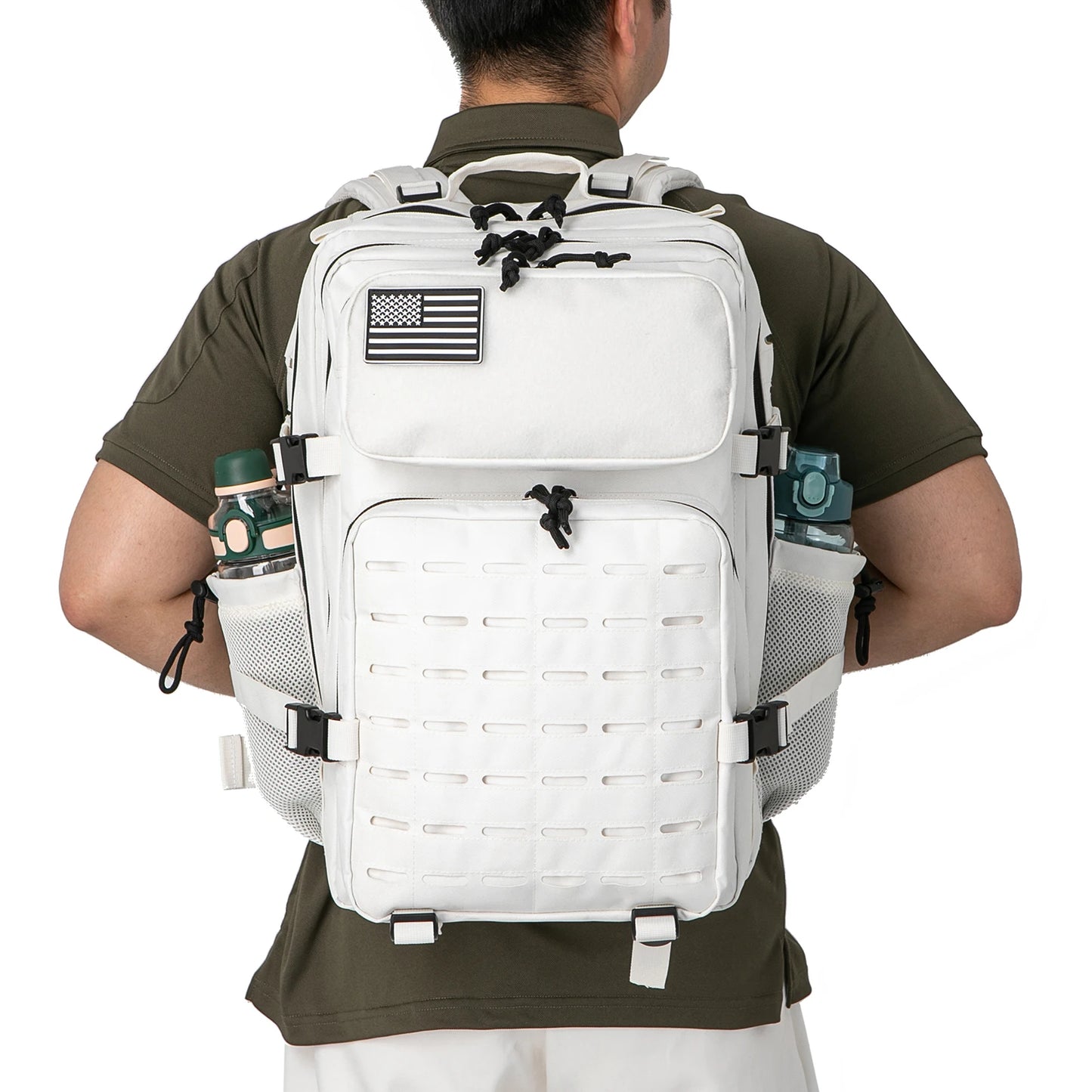 25L/45L Tactical Backpack Bag with Bottle Holder