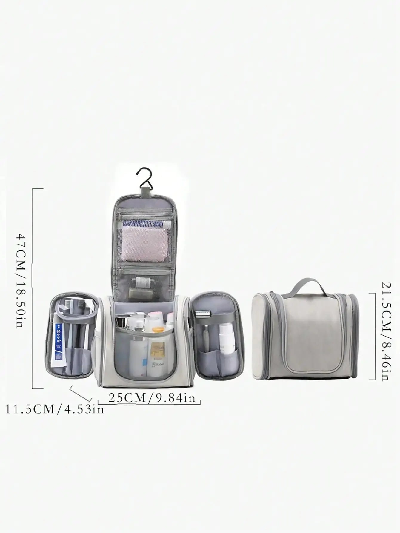 Large-Capacity Waterproof Hanging Cosmetic Bag