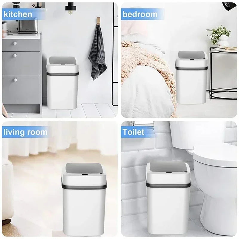 13L Smart Trash Can with Automatic Sensor Dustbin