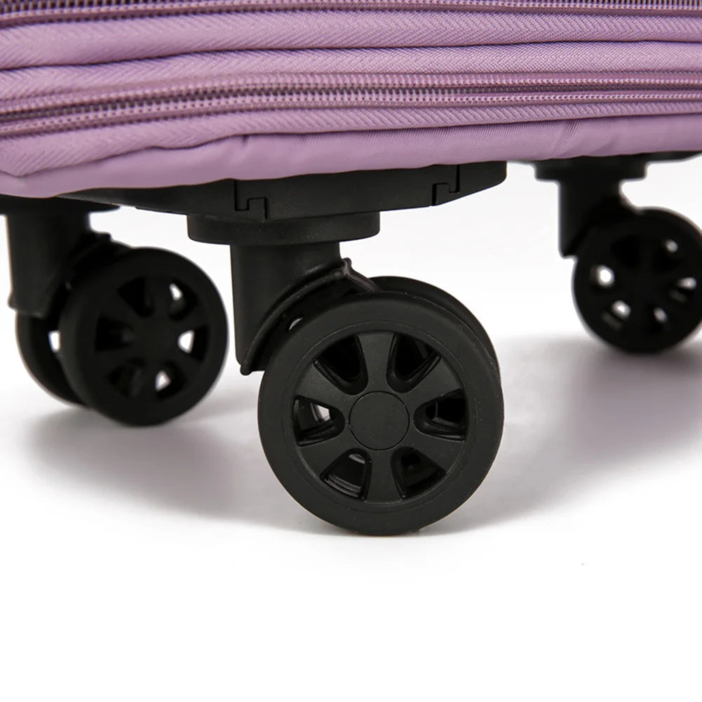 Folding Luggage Bags Expandable Rolling with Wheels and a Large Capacity
