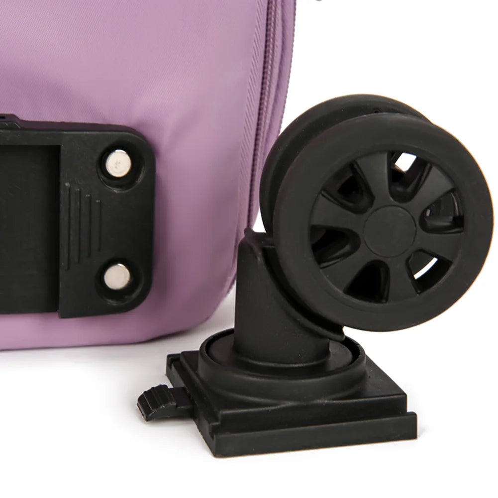 Folding Luggage Bags Expandable Rolling with Wheels and a Large Capacity